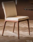 1 x CATTELAN ITALIA 'Sofia' Leather Upholsted Designer Chair - Original RRP £520.00 - Ref: 4934658/