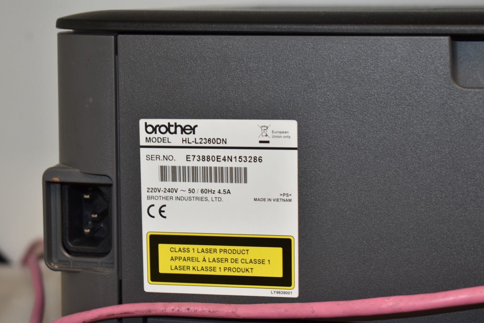 1 x Brother HL-L2360DN A4 Mono Laser Printer - Image 3 of 5