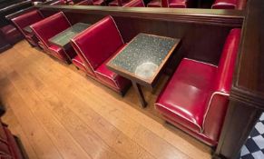 Selection of Single Seating Benches and Dining Tables to Seat Upto 6 Persons - Retro 1950's American