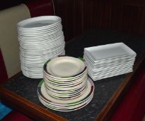 Approx 200 x Assorted Ceramic Plates