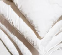 Set Of 4 PRATESI Pillows In Egyptian Cotton With 70% Goose Down And 30% Goose Feathers 30x40cm