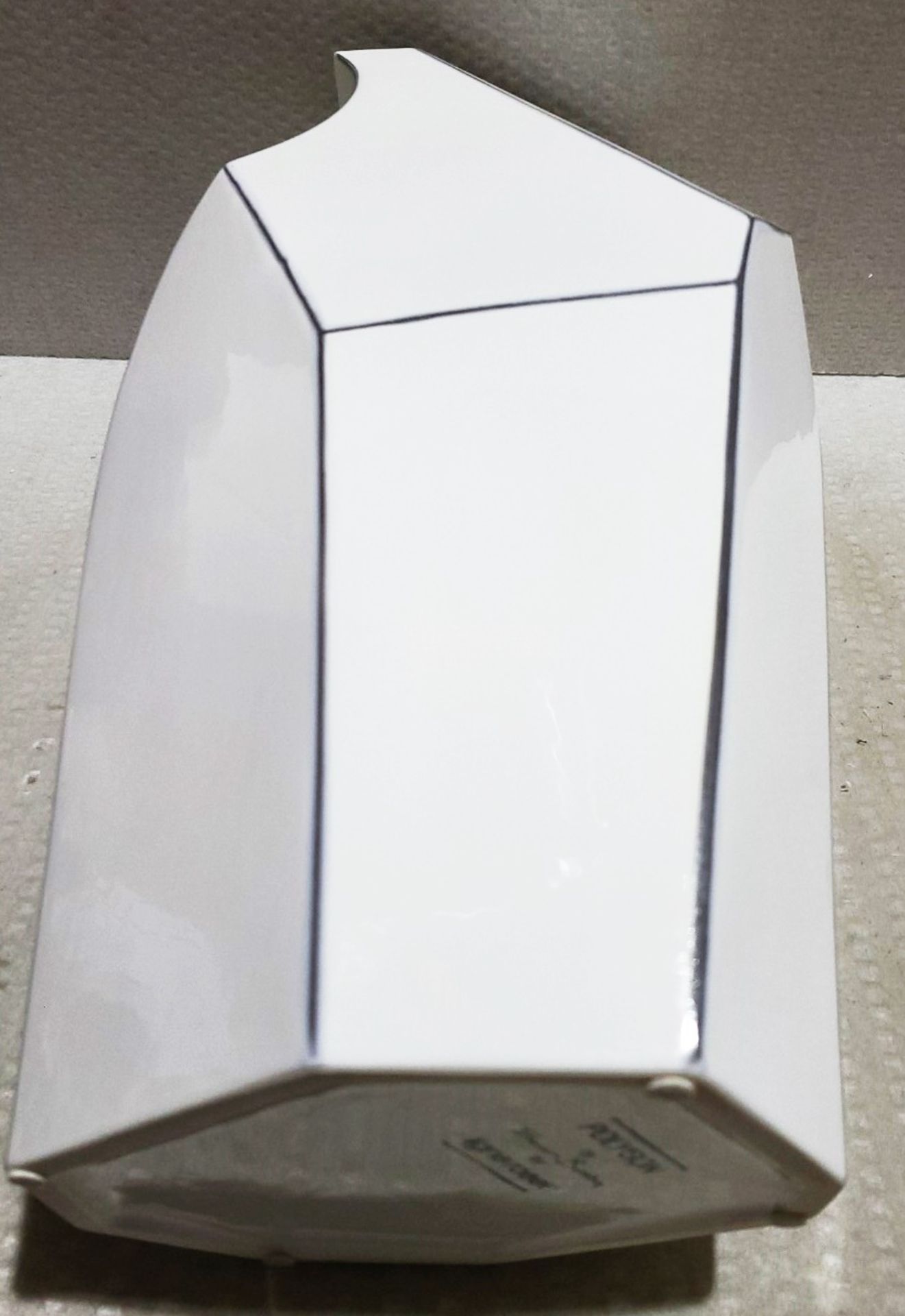 1 x LIGNE ROSET 'Polygon' Designer 50cm Enamelled & Moulded Earthenware Vase - RRP £137.00 - Image 7 of 7