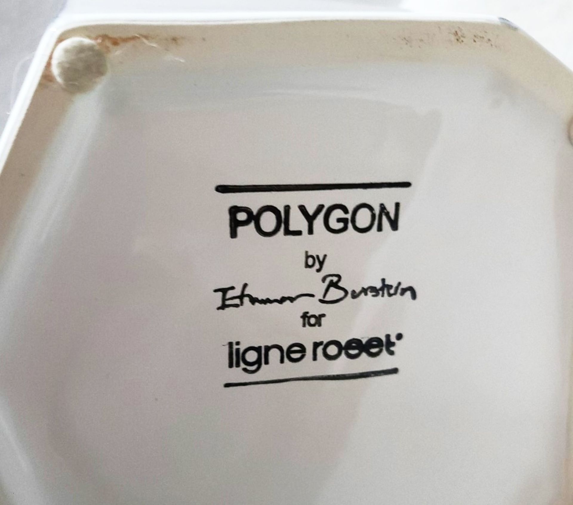 1 x LIGNE ROSET 'Polygon' Designer 50cm Enamelled & Moulded Earthenware Vase - RRP £137.00 - Image 6 of 7