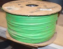 1 x Reel of 500m Green 6491B 2.5mm Electrical Conduit Cable - Unused Stock