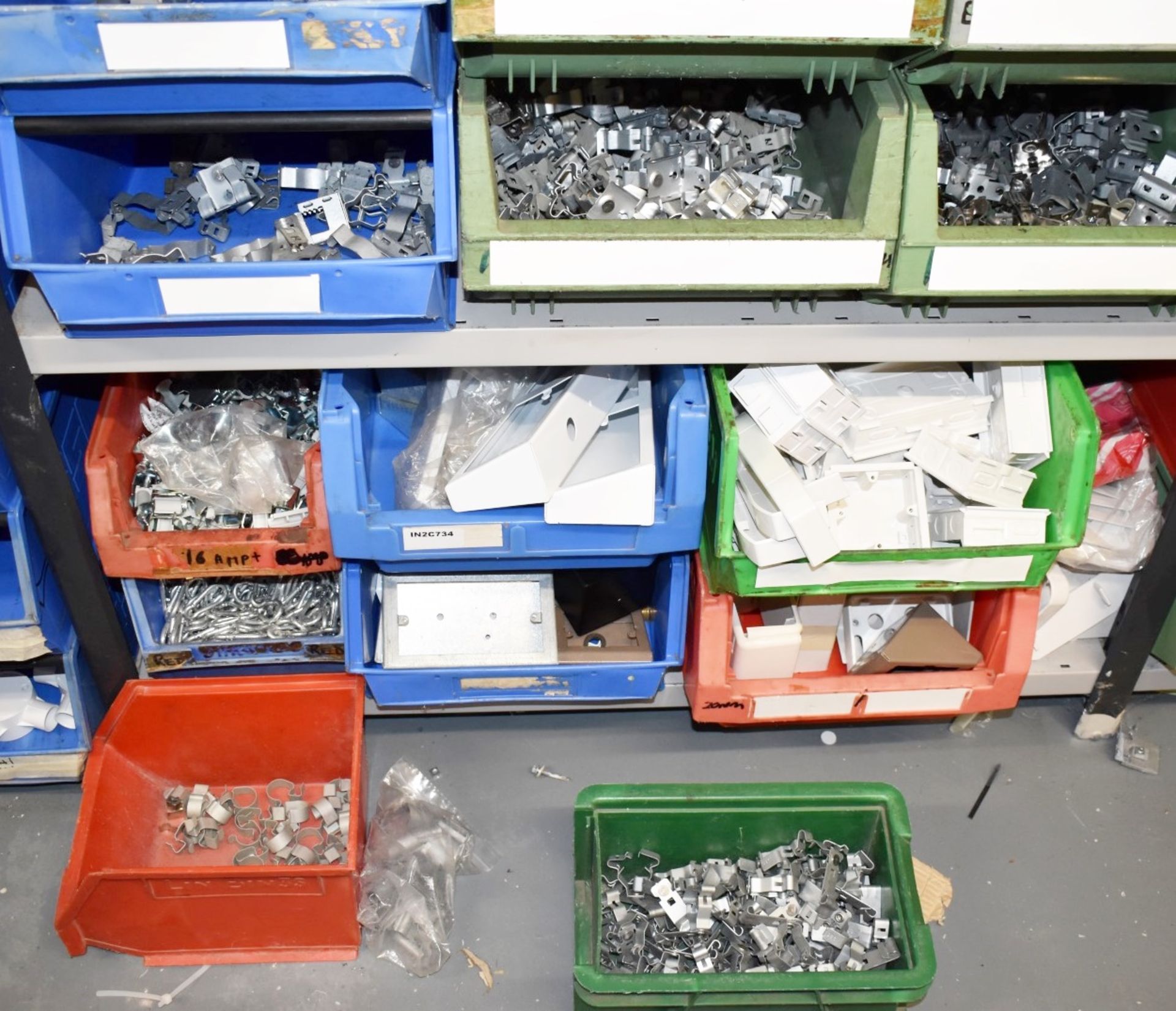 28 x Linbins With Contents & Approx 30 Boxes of Stock - Britclips, Rod Clips, Conduit Clips & More - Image 19 of 19