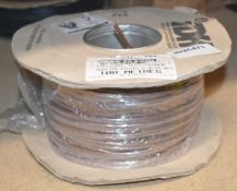 1 x Reel of Fumeguard 100m Brown 6491B Low Smoke Zero Halogen Cable - Unused Cable Reel