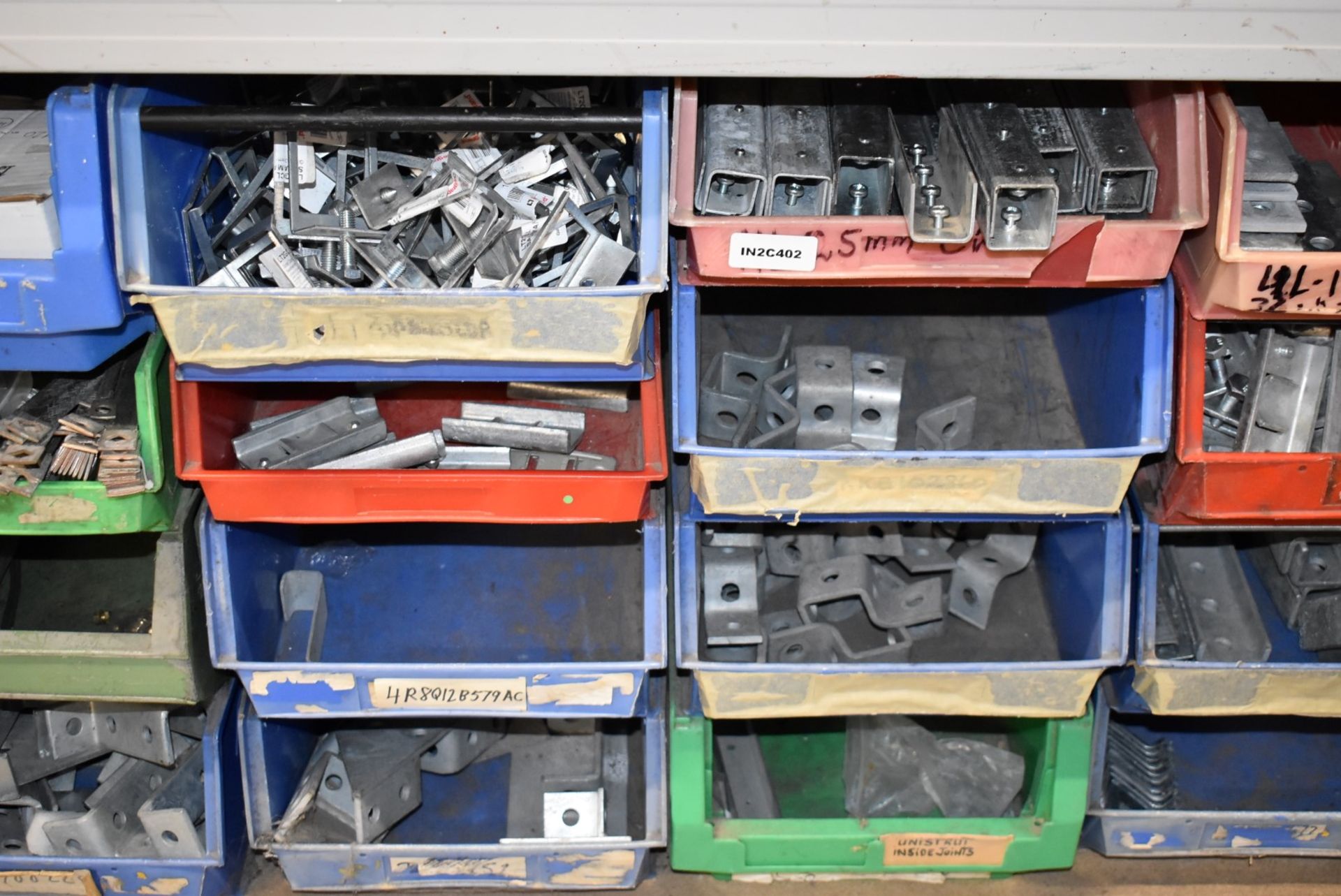 23 x Large Linbins With Contents - Includes Various Metal Conduit Fittings and Brackets - Image 24 of 25