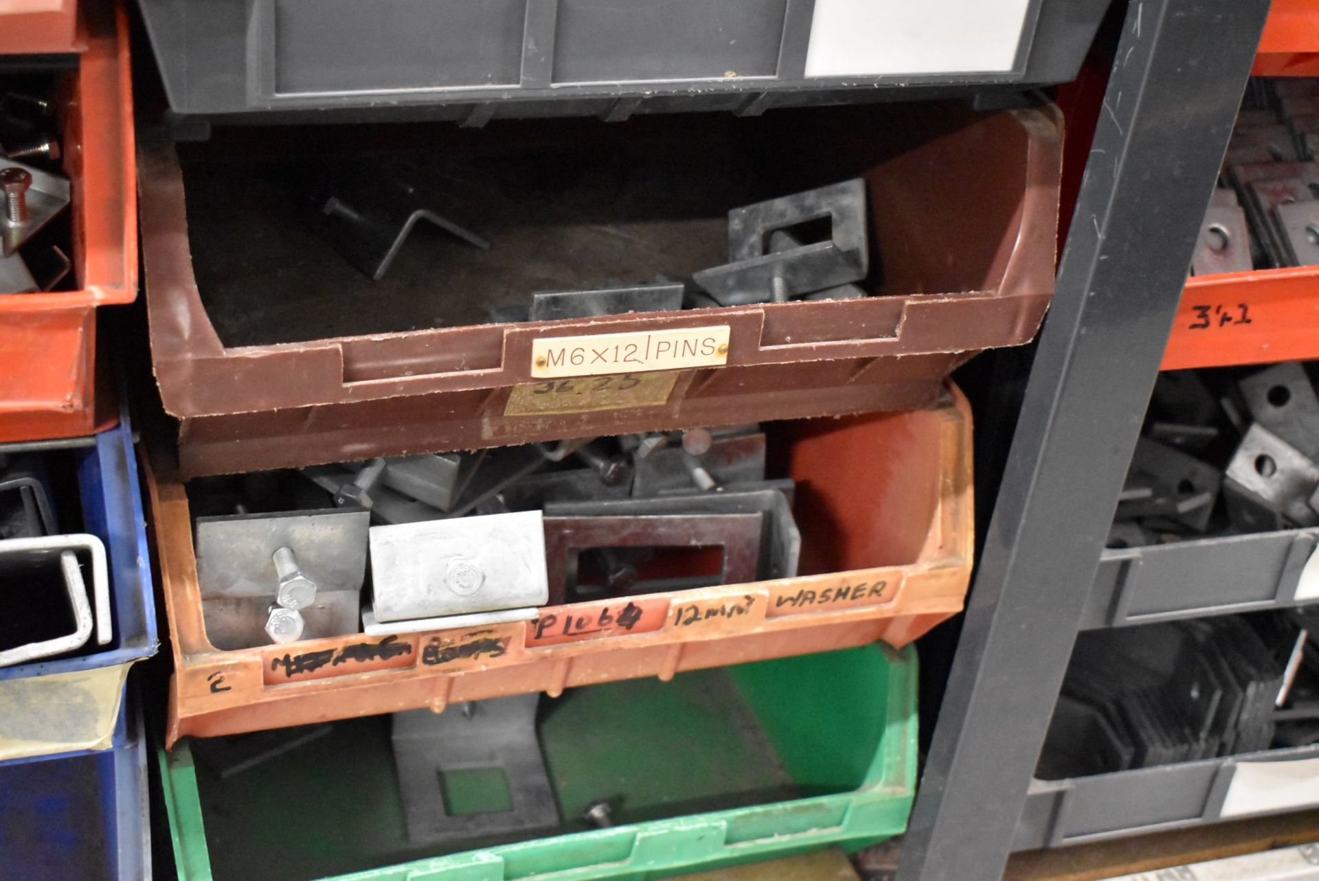 23 x Large Linbins With Contents - Includes Various Metal Conduit Fittings and Brackets - Image 21 of 25