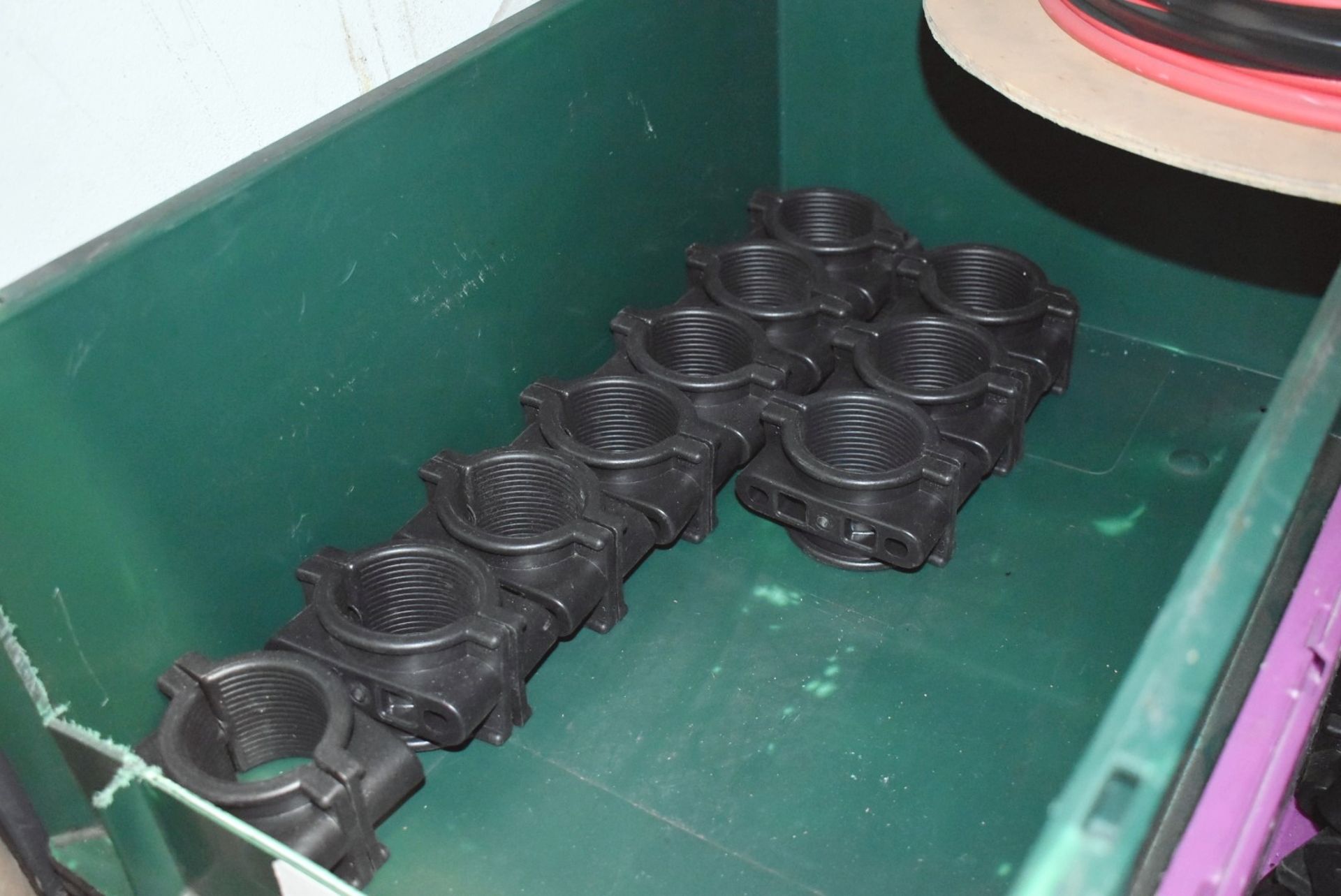 9 x Storage Containers Containing a Variety of Cable and Pipe Cleats - Unused Stock! - Image 10 of 11