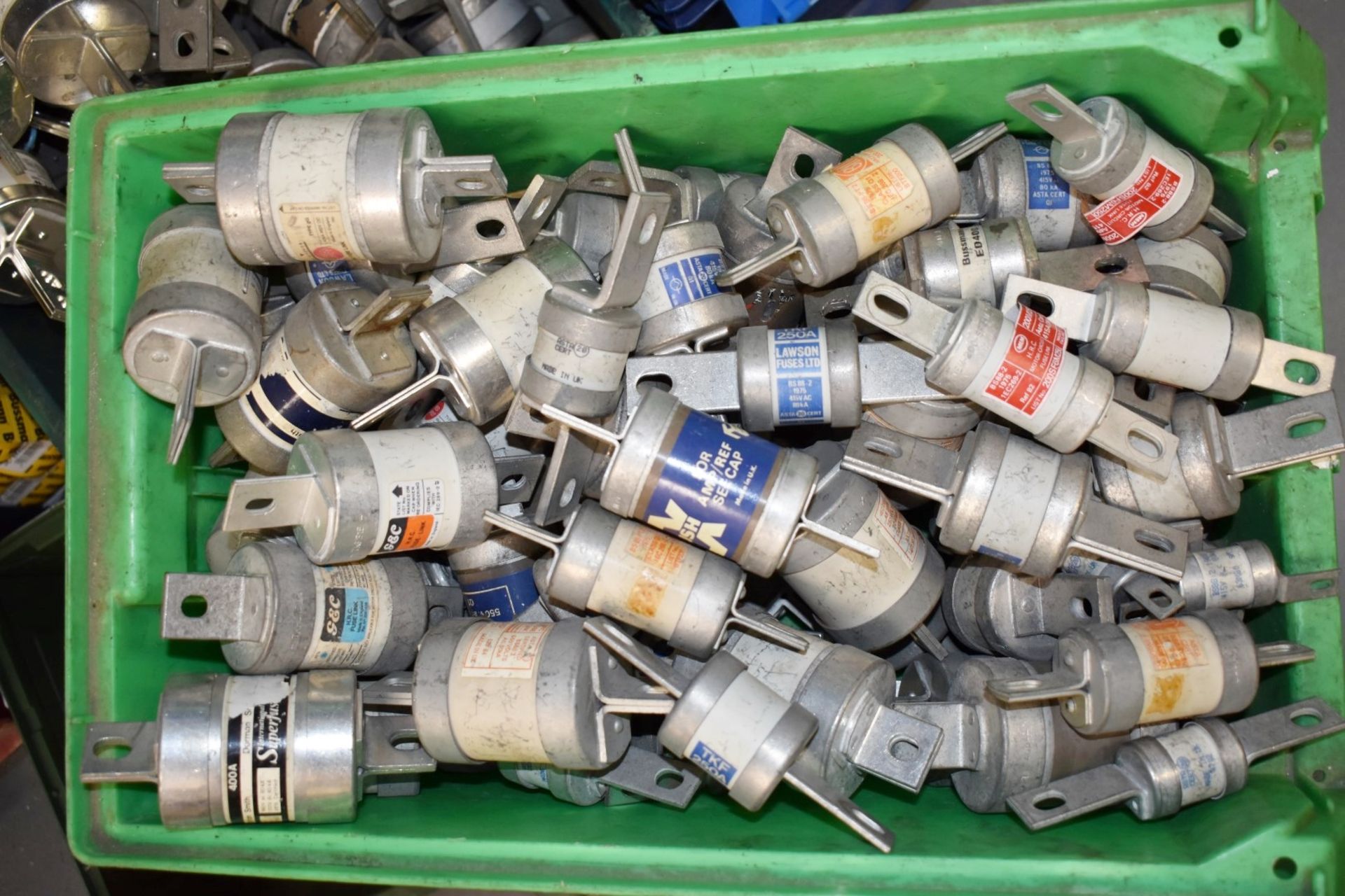 4 x Linbins With Contents - Includes Large Quantity of Industrial Fuses Plus Various Boxed Fuses - Image 9 of 13