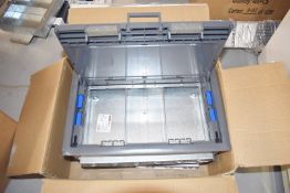 2 x Legrand CR5312 Triple Compartment Deep Screed Floor Boxes - New Boxed Stock - Approx RRP £300