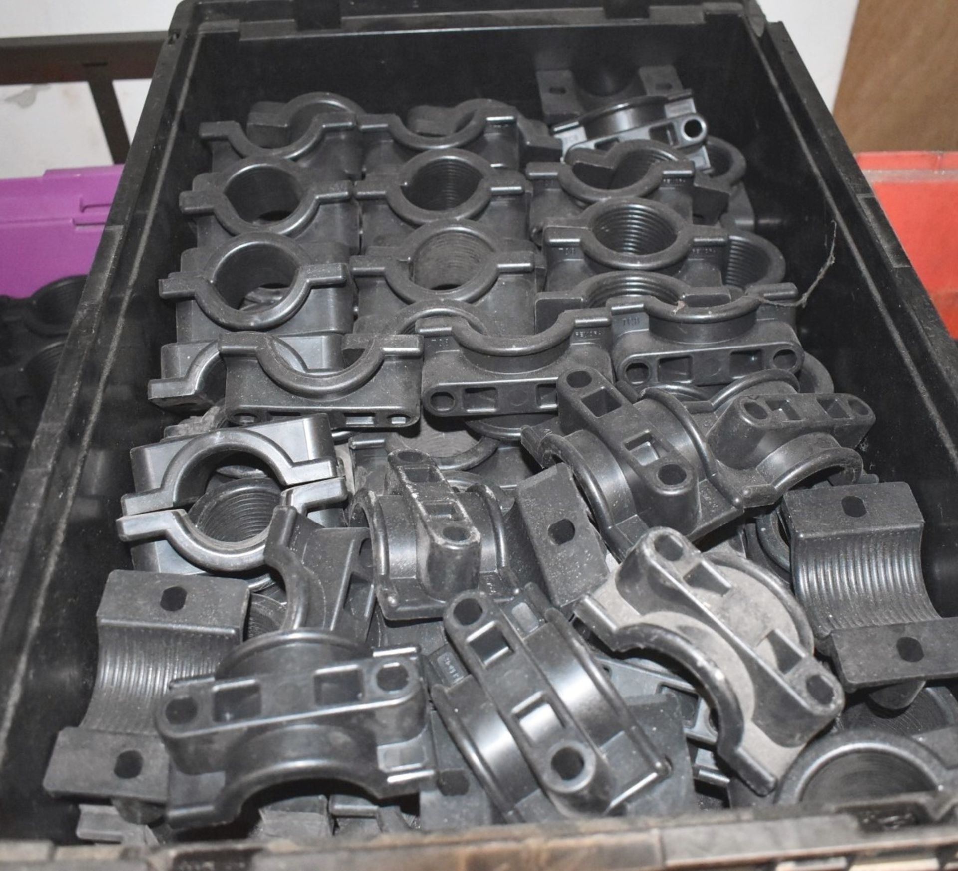 9 x Storage Containers Containing a Variety of Cable and Pipe Cleats - Unused Stock! - Image 2 of 11