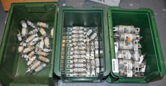 1 x Assorted Job Lot of Industrial Fuses With Tubs - Brands Include G&E, Ferras, Shawmut, Bussmann