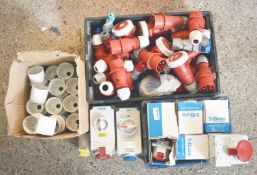 1 x Assorted Job Lot to Include 3 Phase Plug Sockets, Wall Mounted Commando Sockets and More!