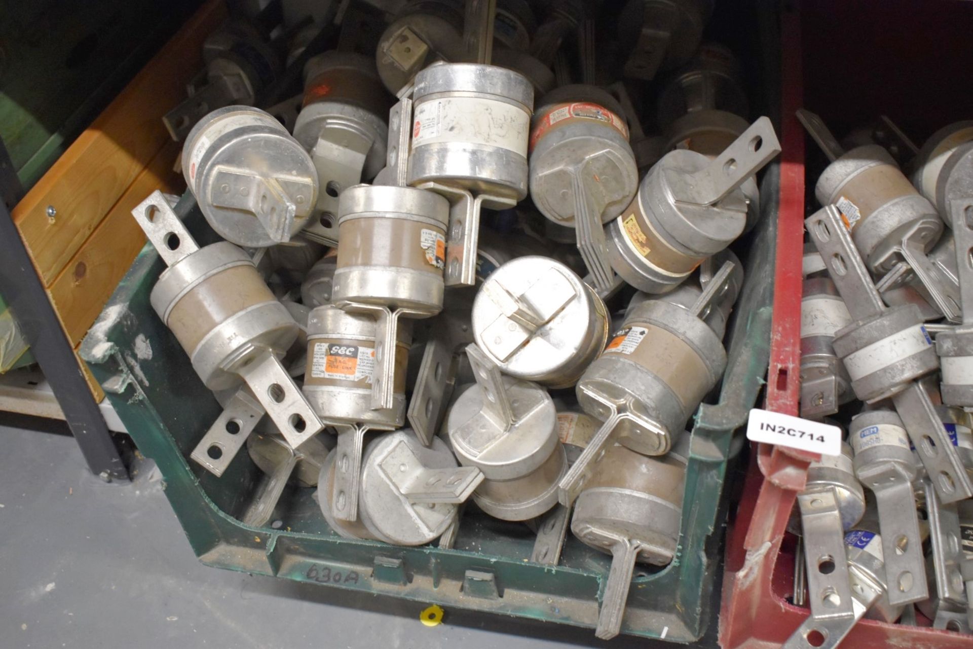 2 x Storage Containers With Contents - Includes Large Quantity of Industrial Fuses - Image 4 of 13