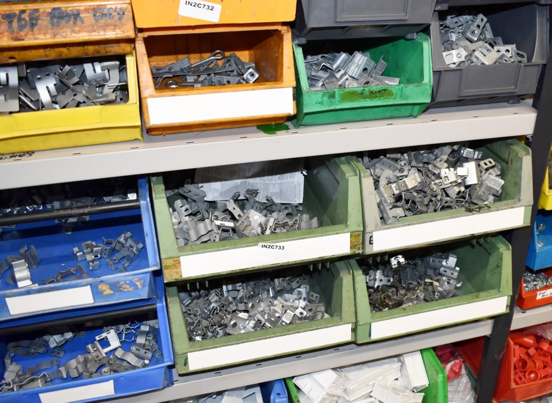 28 x Linbins With Contents & Approx 30 Boxes of Stock - Britclips, Rod Clips, Conduit Clips & More - Image 18 of 19