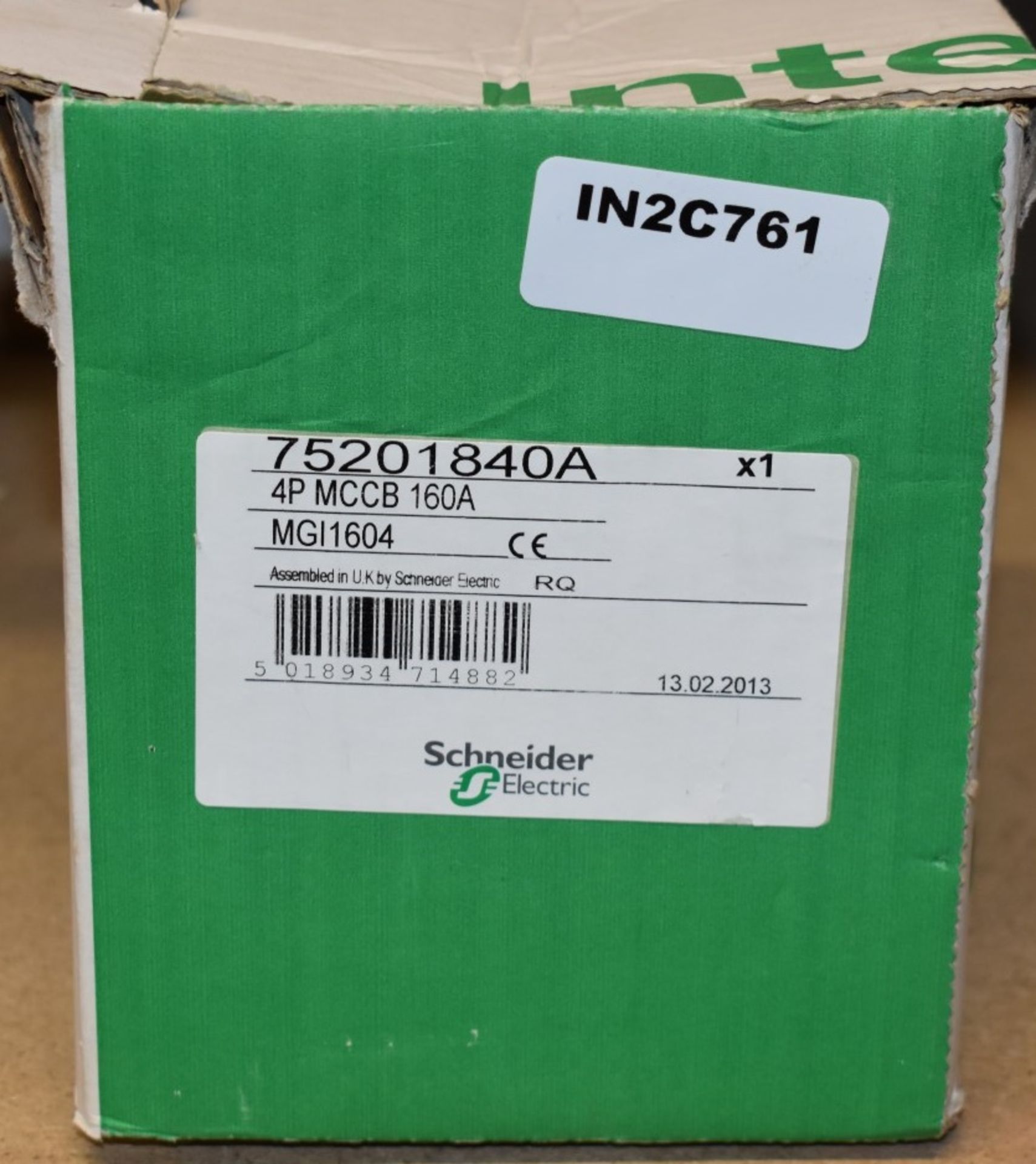 1 x Schneider 4P MCCB 160A Switch Disconnector - Product Code 75201840A - Includes Original Box