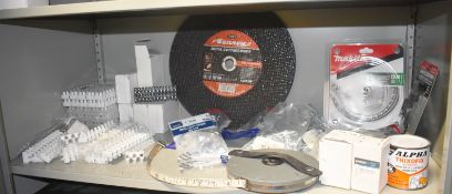 1 x Assorted Job Lot - Grinding Disc, Correcting Cassette, Makita Cutting Disk, Connecting Terminals