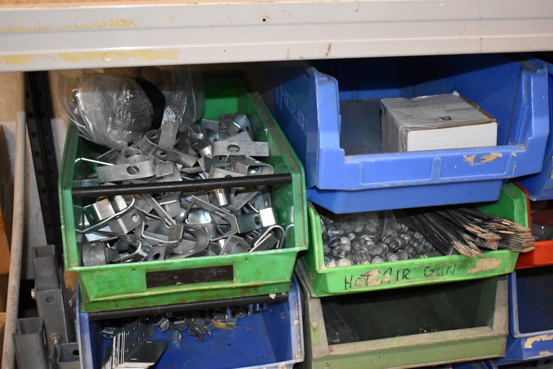 23 x Large Linbins With Contents - Includes Various Metal Conduit Fittings and Brackets - Image 6 of 25