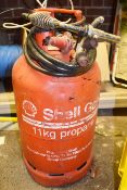 1 x Shell Gas 11kg Propane Gas Canister With Torch Gun