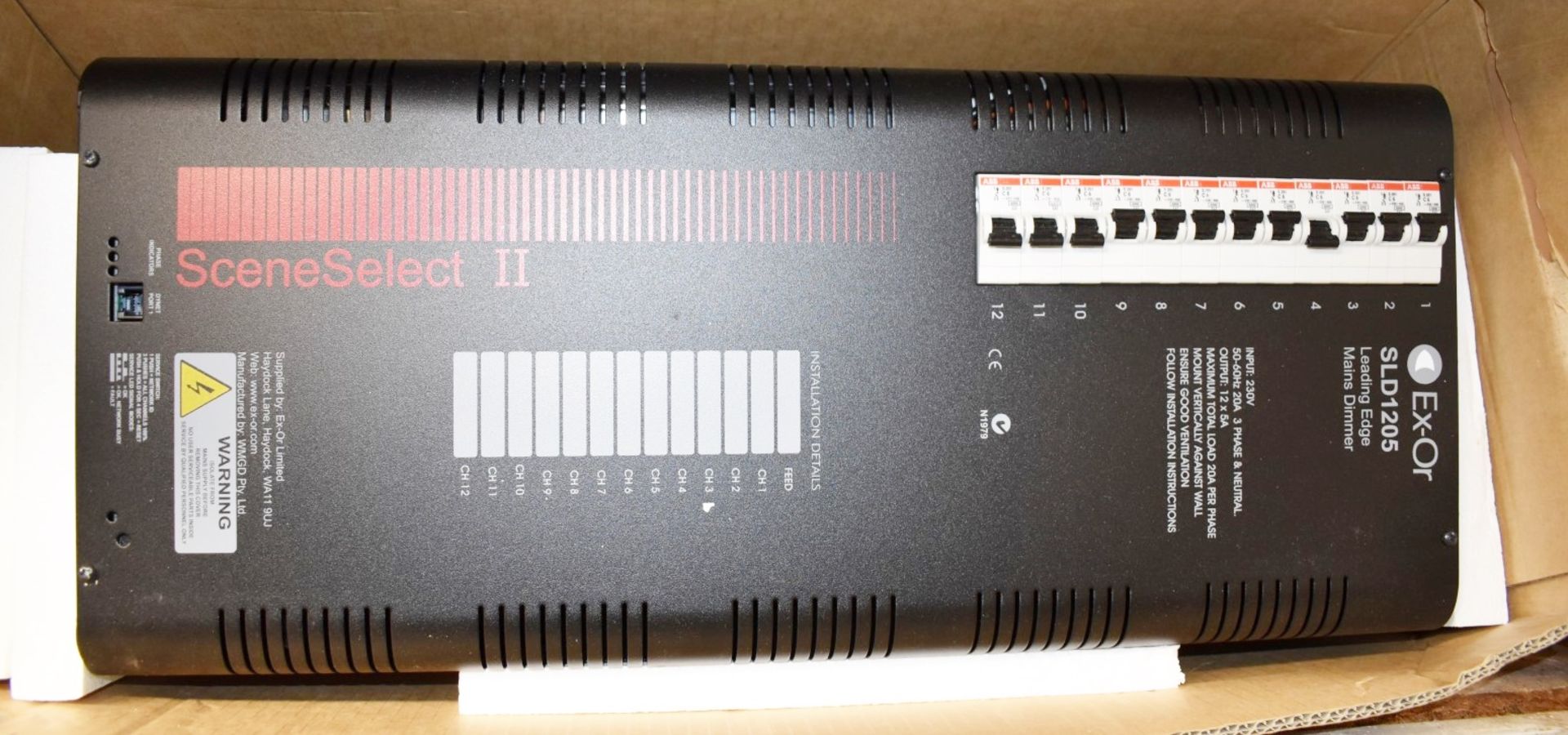 1 x Exor SLD1205 Mains Dimmer With 12 Channels 12x5A - Scene Setting and Dimmer System - RRP £3,600 - Image 6 of 10