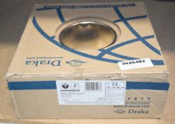 1 x Reel of Draka Saffire 6mm 100m Grey 6491B Cable - Unused Boxed Stock