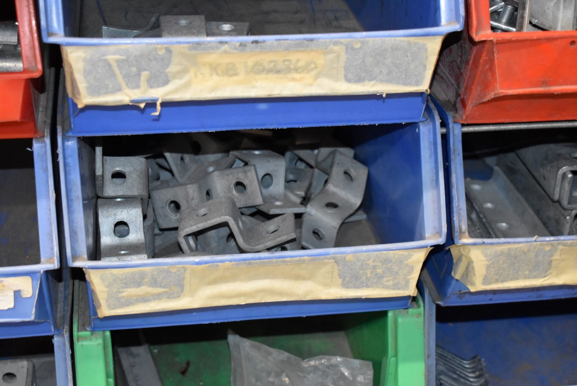 23 x Large Linbins With Contents - Includes Various Metal Conduit Fittings and Brackets - Image 16 of 25