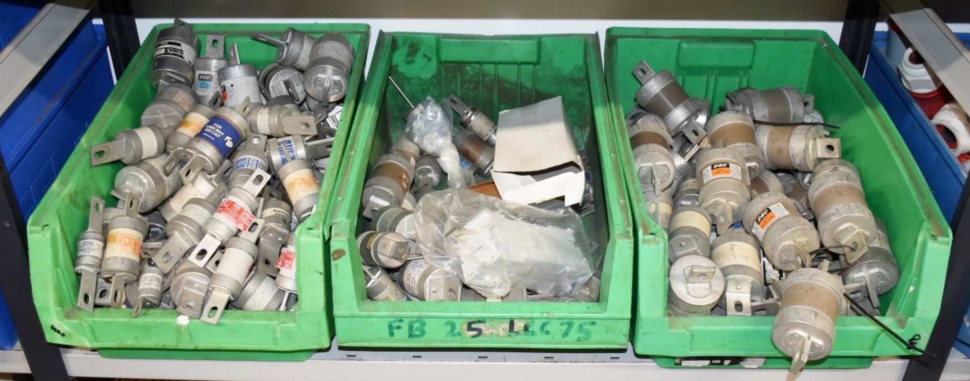 4 x Linbins With Contents - Includes Large Quantity of Industrial Fuses Plus Various Boxed Fuses - Image 13 of 13