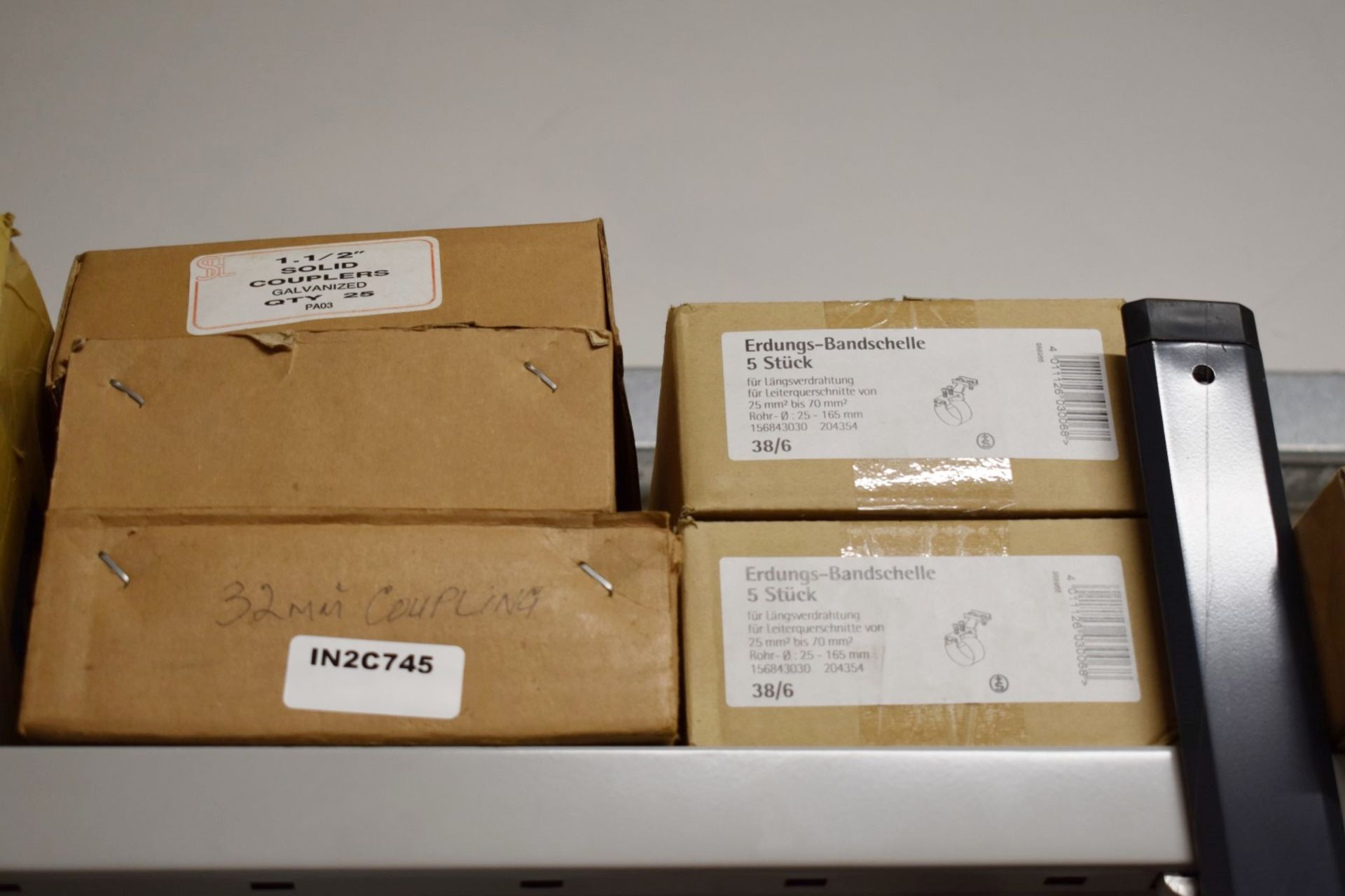 29 x Linbins & Contents & Boxed Stock - Galvanised Conduit Fittings, Brass Bushes, Switches & More - Image 16 of 16