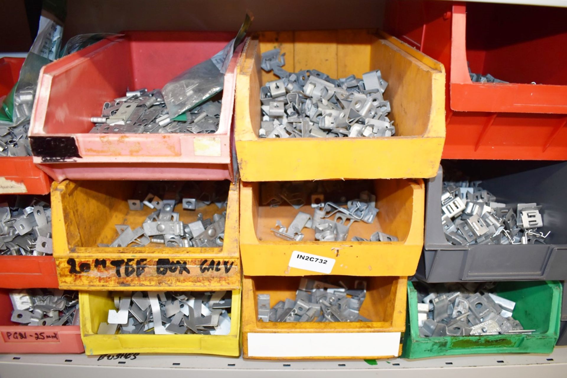 28 x Linbins With Contents & Approx 30 Boxes of Stock - Britclips, Rod Clips, Conduit Clips & More - Image 17 of 19