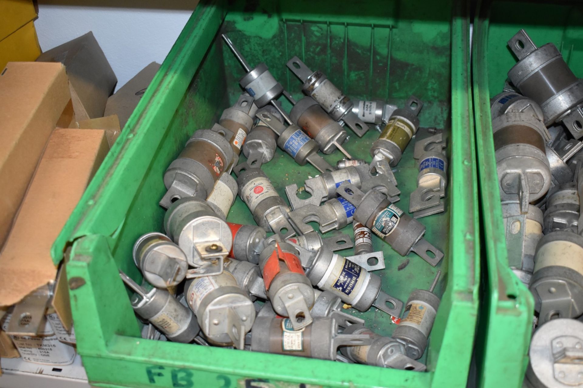 4 x Linbins With Contents - Includes Large Quantity of Industrial Fuses Plus Various Boxed Fuses - Image 11 of 13