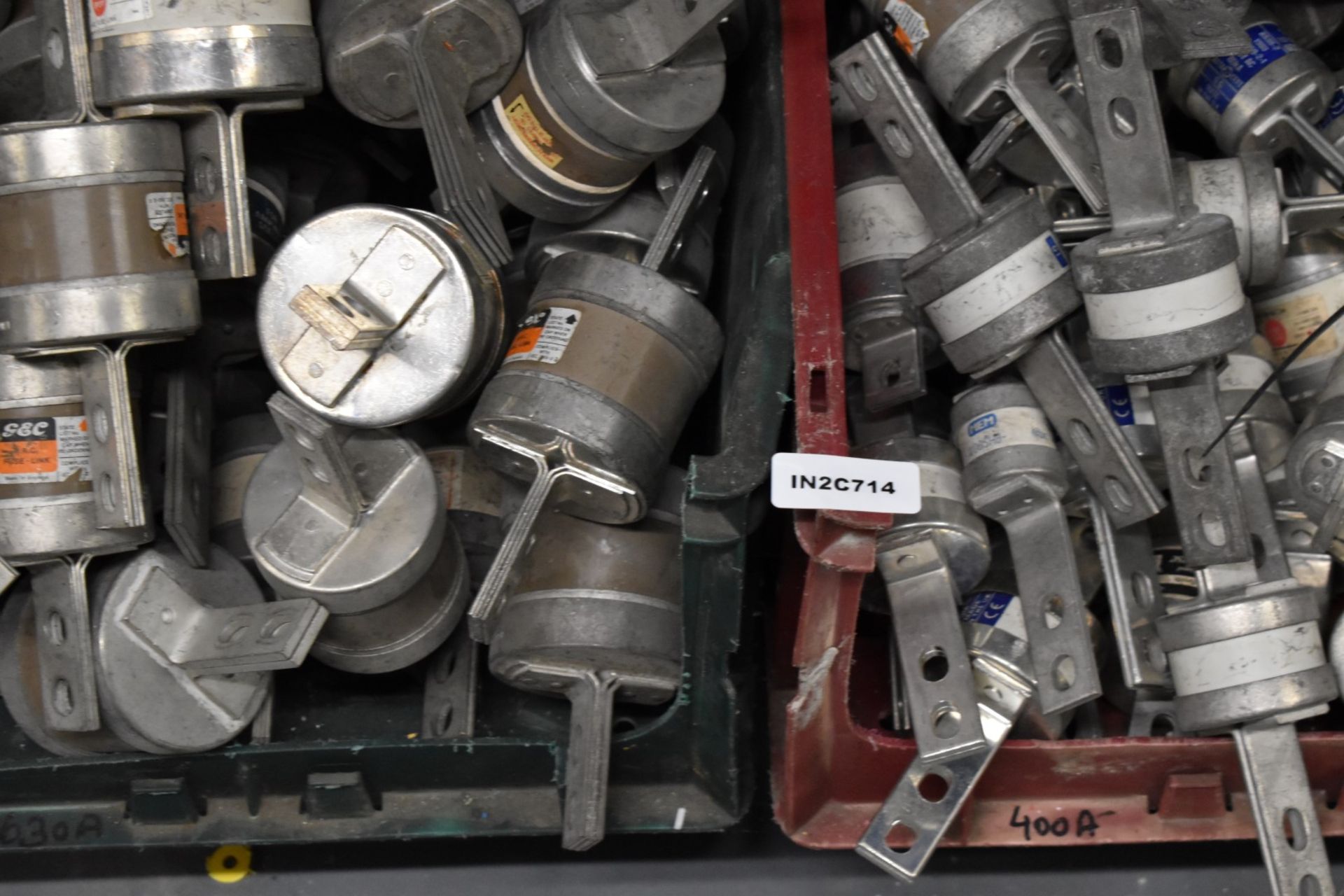 2 x Storage Containers With Contents - Includes Large Quantity of Industrial Fuses - Image 2 of 13