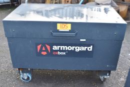 1 x Armorgard OxBox OX3 Site Box On Castors - Used For Securing Tools and Equipment - RRP £640