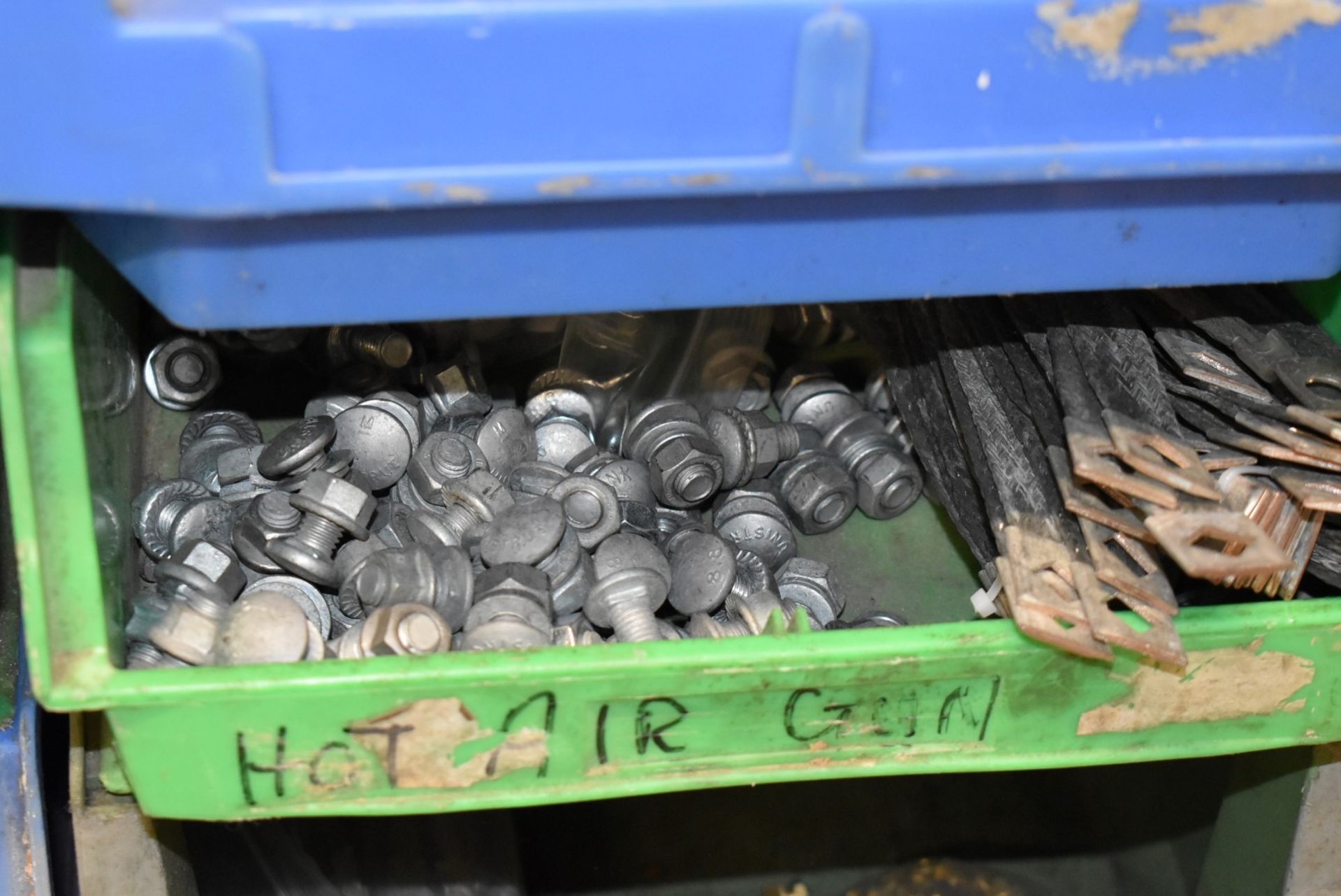 23 x Large Linbins With Contents - Includes Various Metal Conduit Fittings and Brackets - Image 8 of 25