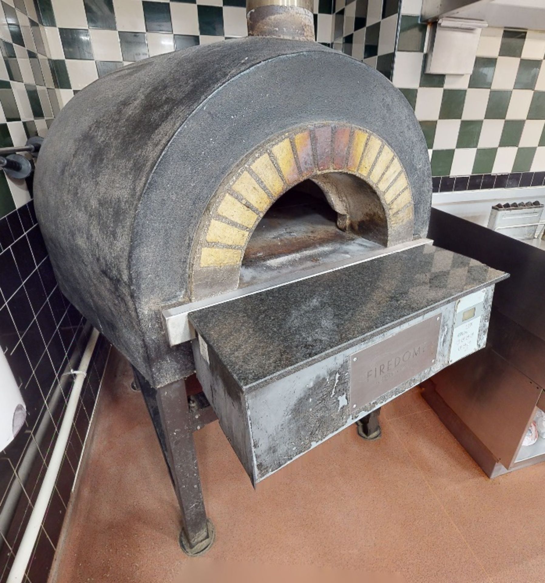 1 x MAM Firedome Commercial Stone Baked Gas Pizza Oven - Made in Italy - Type Modular Fire E - - Image 3 of 8