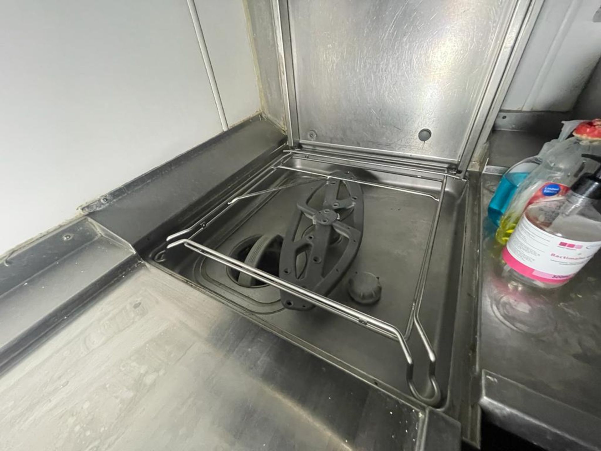 1 x Winterhalter PT-M Passthrough Dishwasher With Inlet and Outlet Table - Image 4 of 12