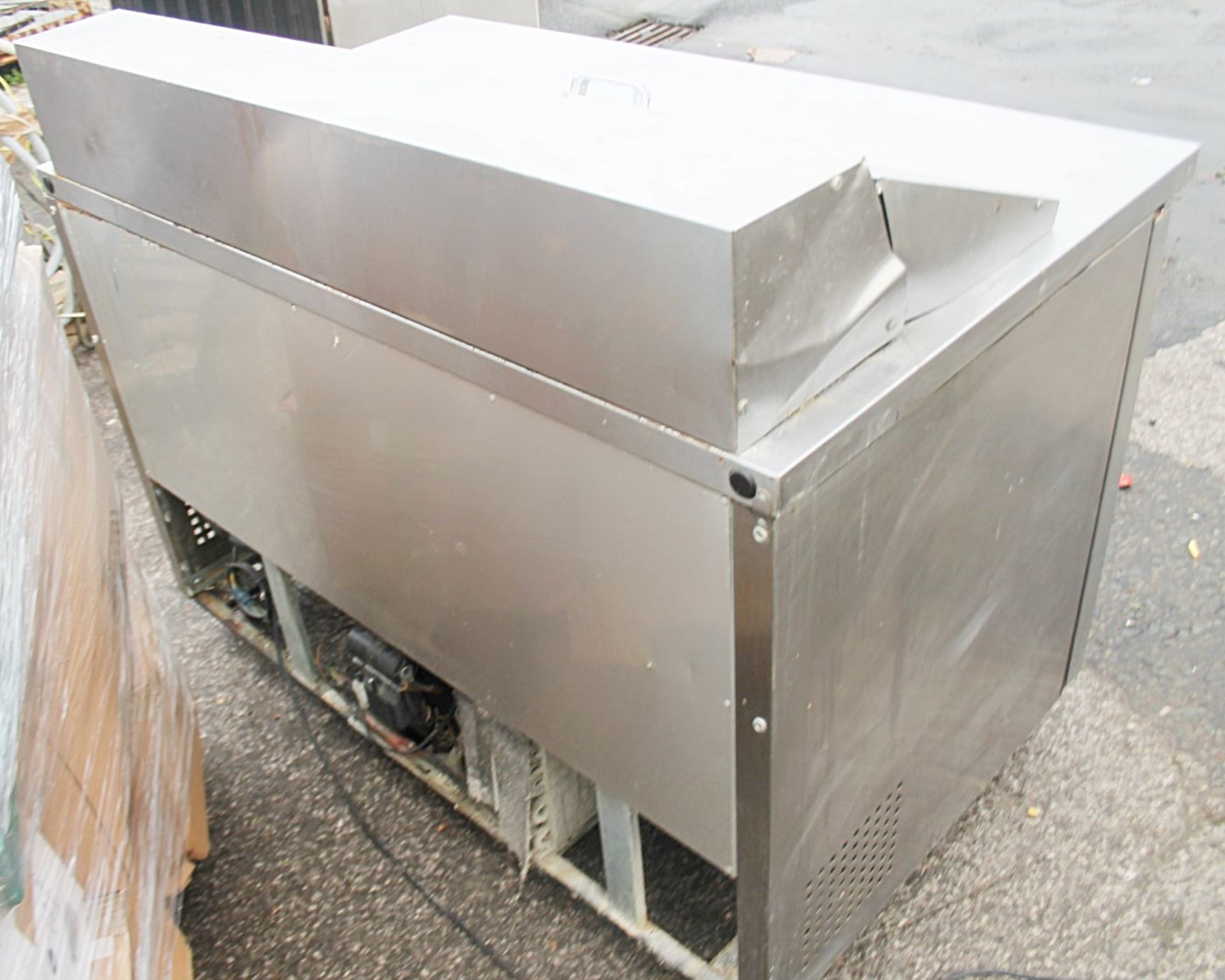 1 x Commercial Refrigerated Counter In Stainless Steel - Ref: GEN764 WH2 - CL811 BEL - Location: - Image 7 of 7