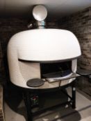 1 x STEFANO FORNI 'Napoli' Commercial Tiled Gas Pizza Oven with Steel Guard & Digital Controls