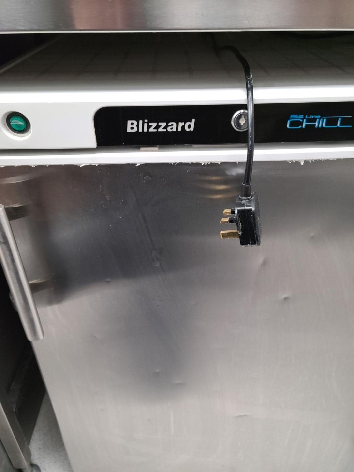 1 x BLIZZARD Efficient Stainless Steel Under Counter Storage Freezer 84cm x 60cm - Image 2 of 6