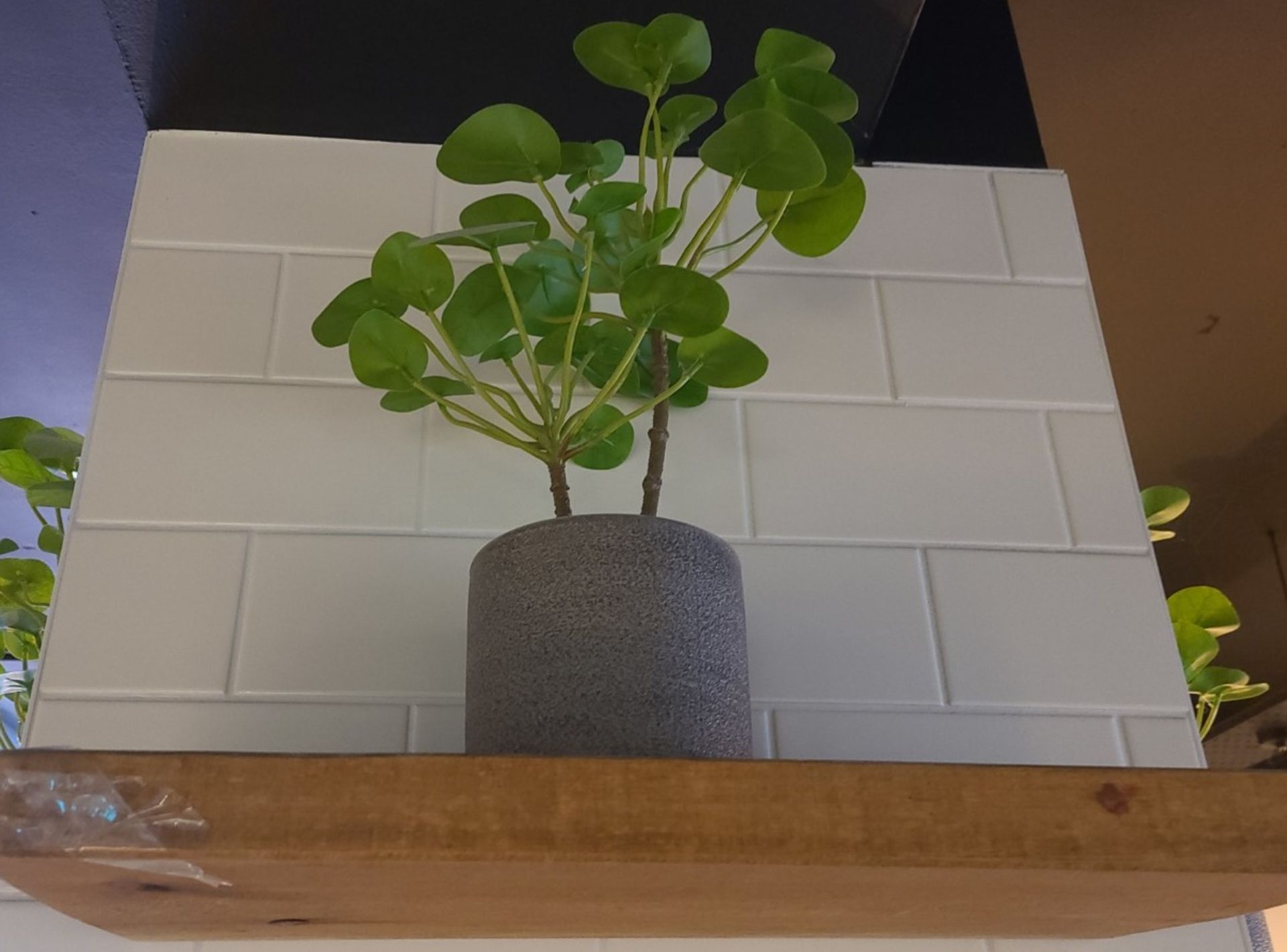 6 x Set Of - 50cm Wooden Floating Shelves In Rustic Chunky Oak Timber Finished In Oil And Wax - Image 6 of 7