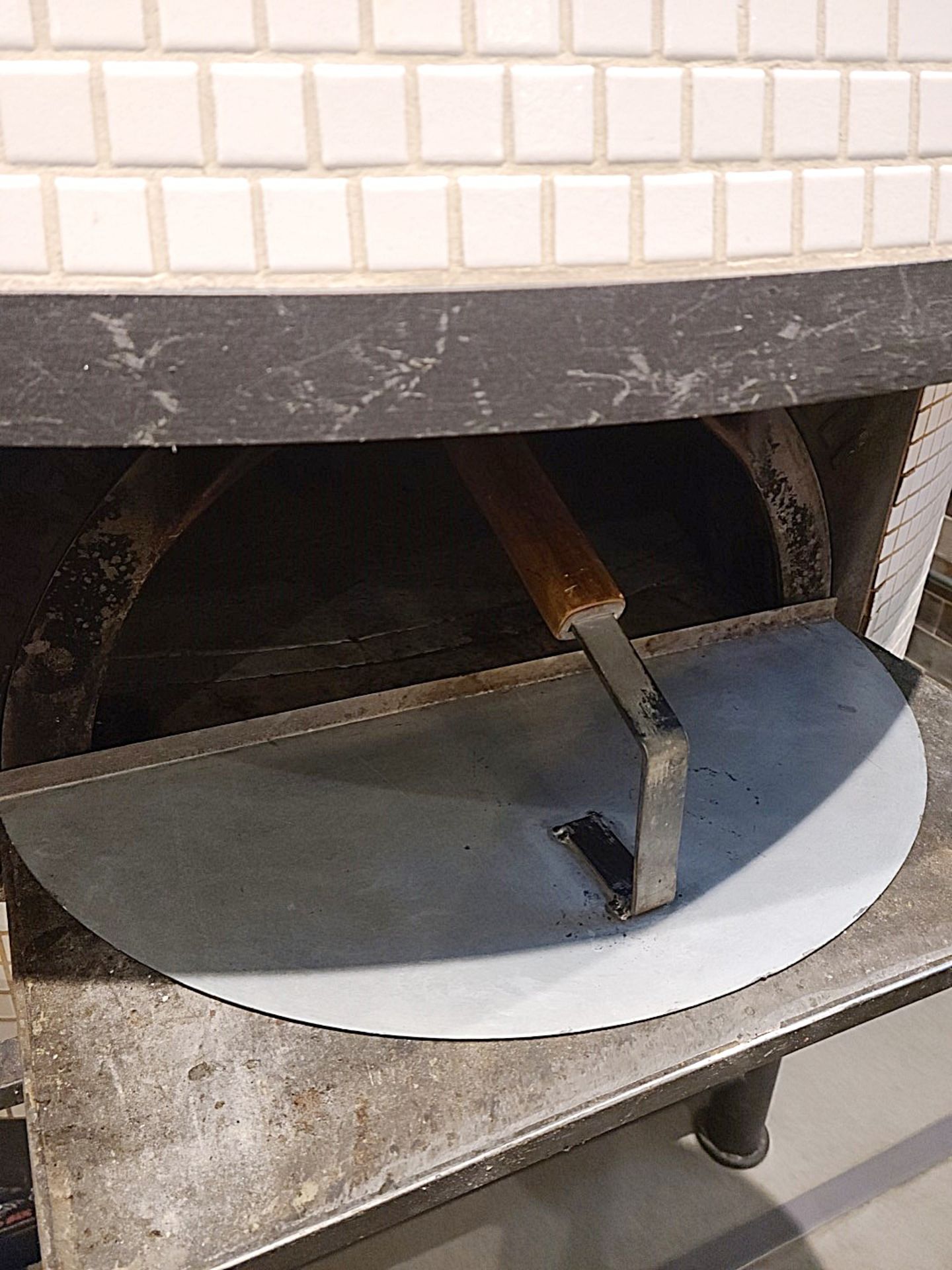 1 x STEFANO FORNI 'Napoli' Commercial Tiled Gas Pizza Oven with Steel Guard & Digital Controls - Image 2 of 17