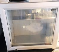 1 x TELFORD White Counter Top Fridge With Hinged Door and Adjustable Feet 60cm x 50cm