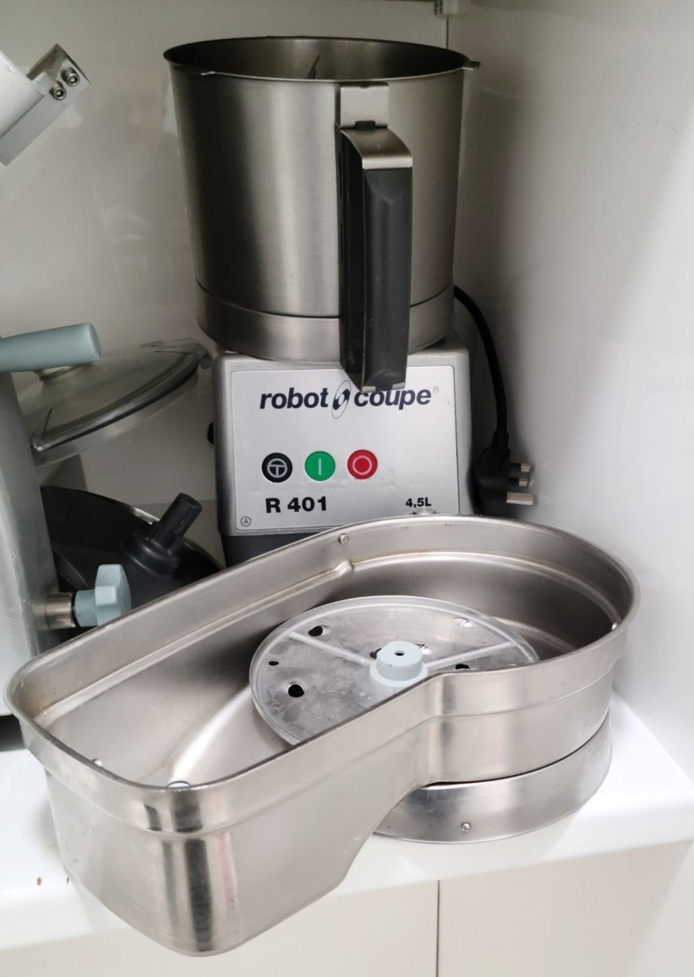 1 x ROBOT COUPE 700W Motor Food Processor With A Vegetable Food Prep Attachment 4.5L Capacity R401 - Image 2 of 6