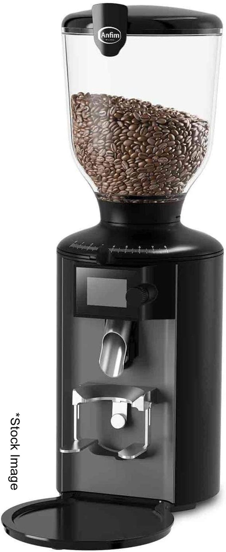 1 x ANFIM'S Espresso Grind-By-Weight Grinder And Scale Controlled Grind Size