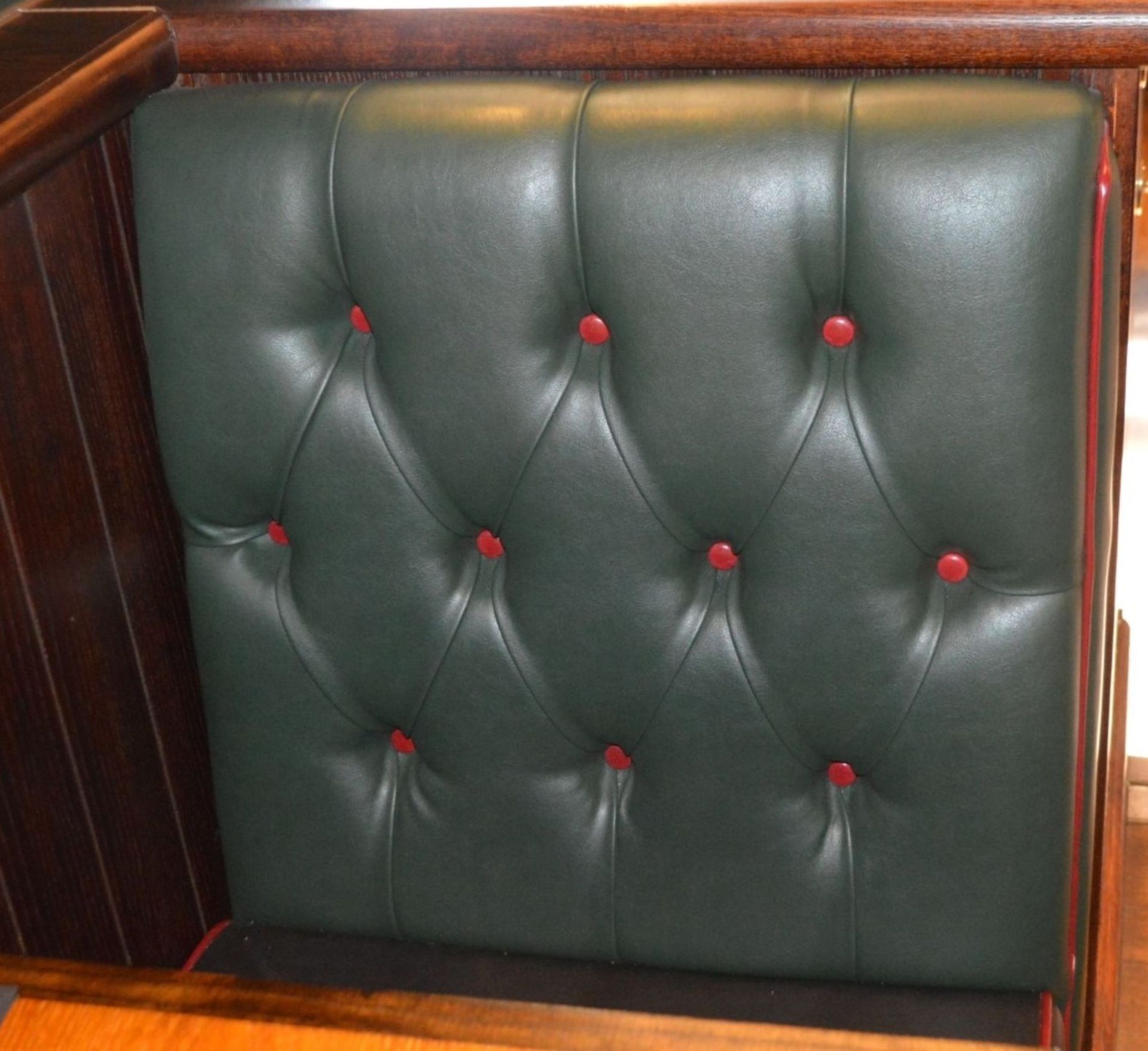 3 x Sections of Restaurant Single Seat Booth Seating With 2 x Tables - Image 4 of 9