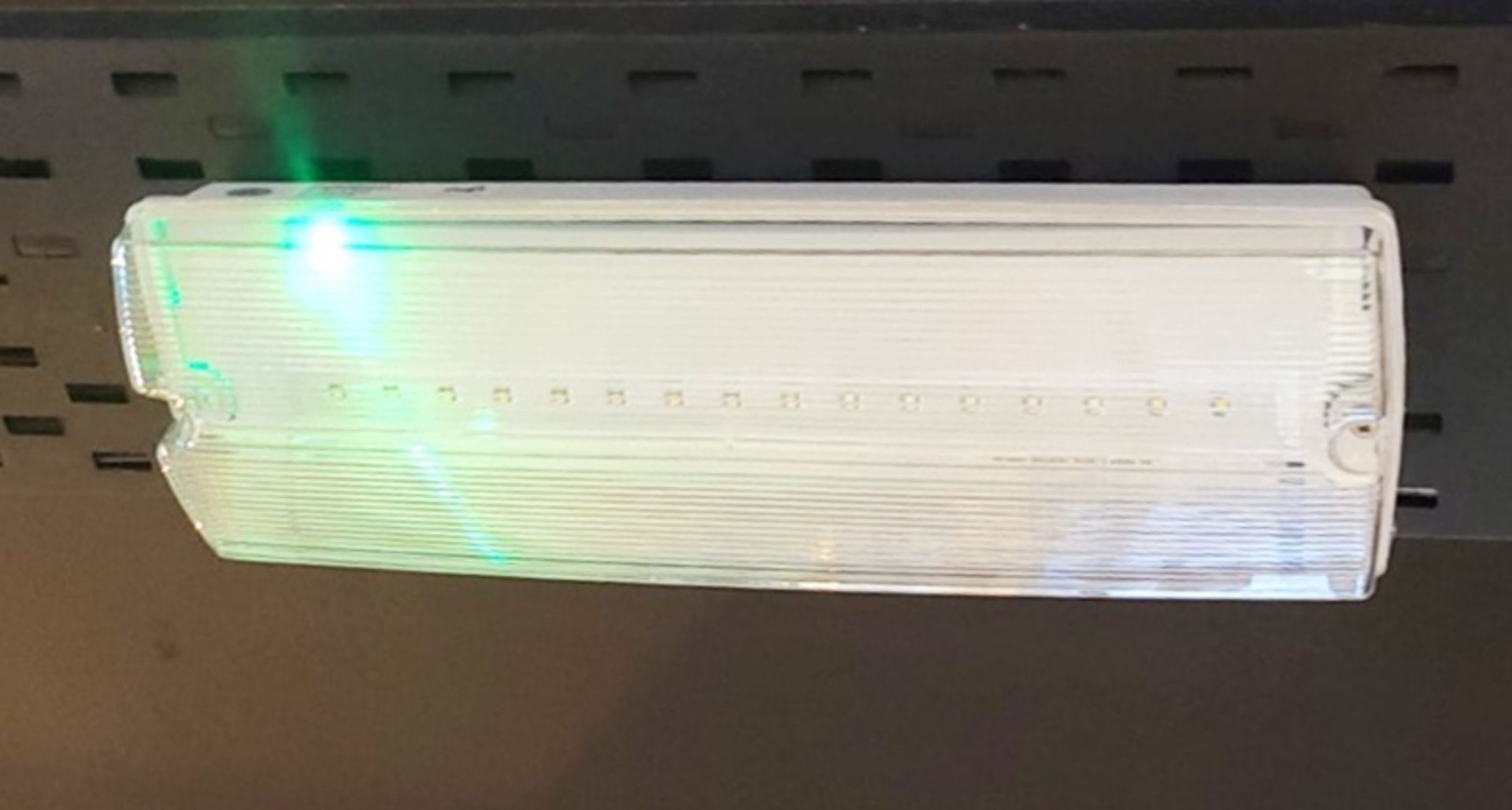 Set Of 4 x LED Maintained Emergency Lighting Bulkhead In White With 3 Hours Backup - Image 3 of 5