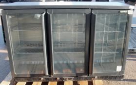 1 x GAMKO Commercial 3-Door Bottle Cooler - CL805 - Ref: GEN1005 VP LON - Location: Altrincham