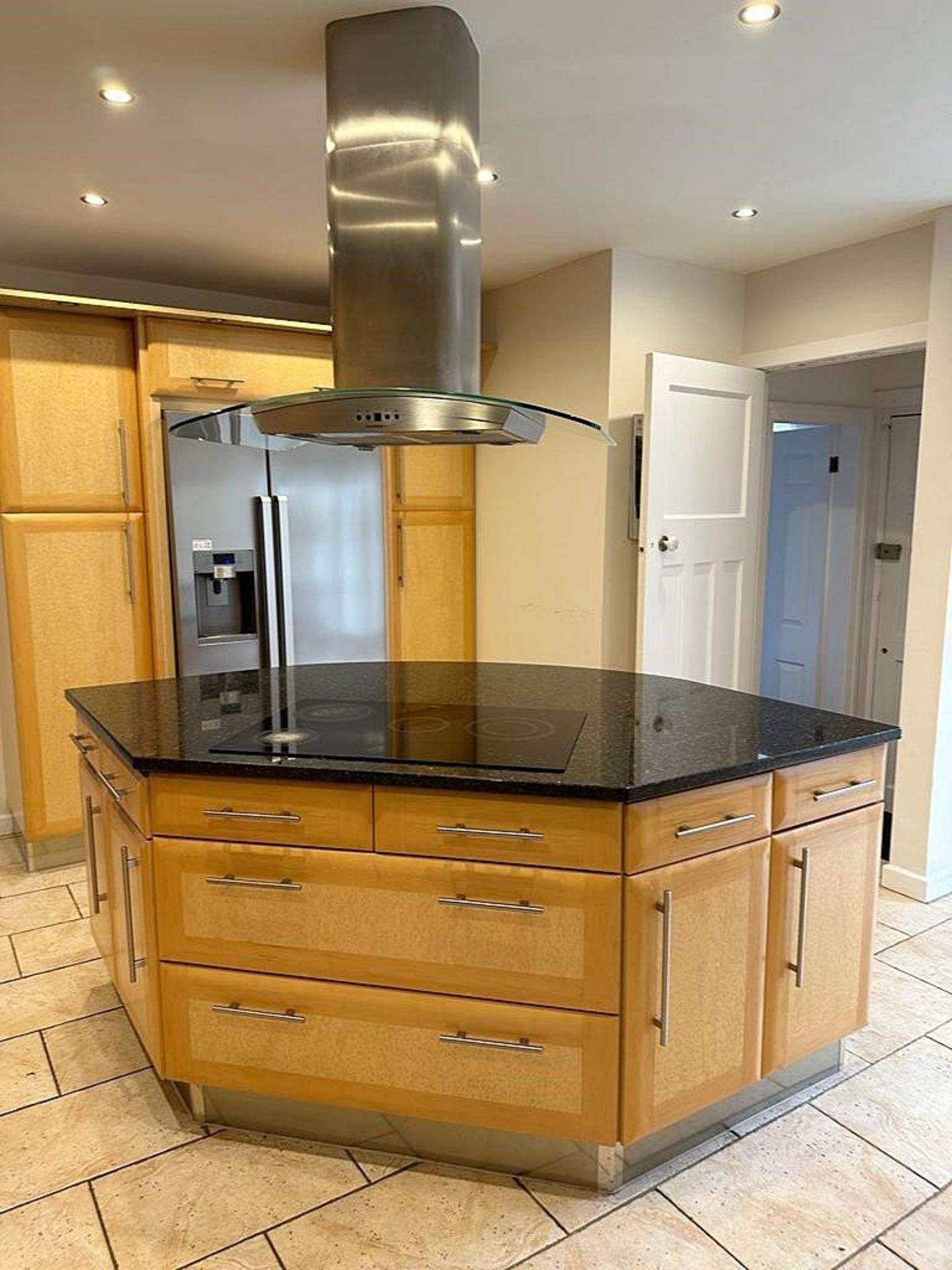 1 x Bespoke Solid Wood Designer Fitted Kitchen Featuring Black Granite Worktops And Under-lighting - Image 3 of 24