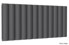 1 x REINA Belva Double 600 X 1244mm Anthracite Radiator - Original RRP £588.00 - Ref: RND-A-