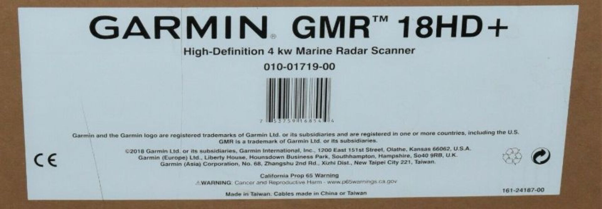 1 x Garmin GMR 18 HD+ Radome Compact Dome Dynamic Radar (18" - 4 kW) - Model Number 010-01719-00 - - Image 5 of 5